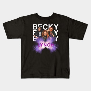 WOMEN WRESTLE BECKY Kids T-Shirt